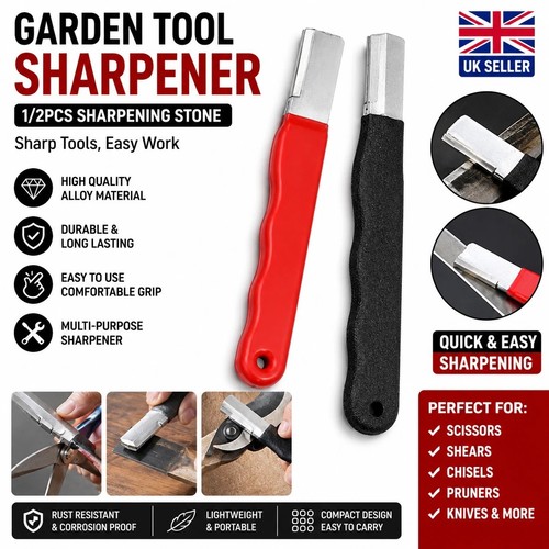 2pcs garden tool sharpener - tool,