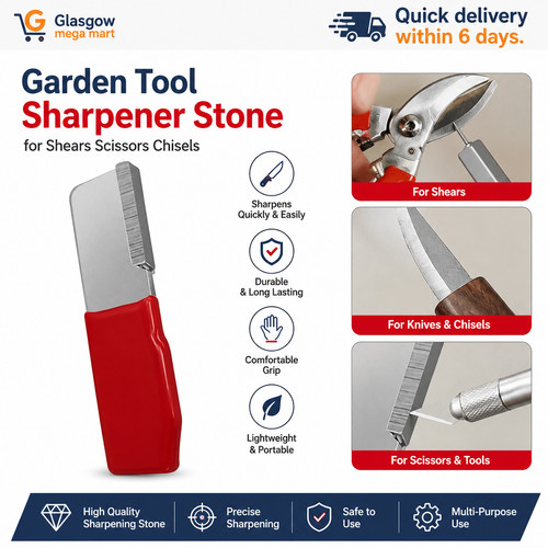 Garden tool sharpener stone - sharpener,