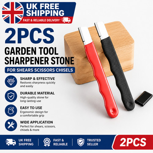 2pcs garden tool sharpener - tool,